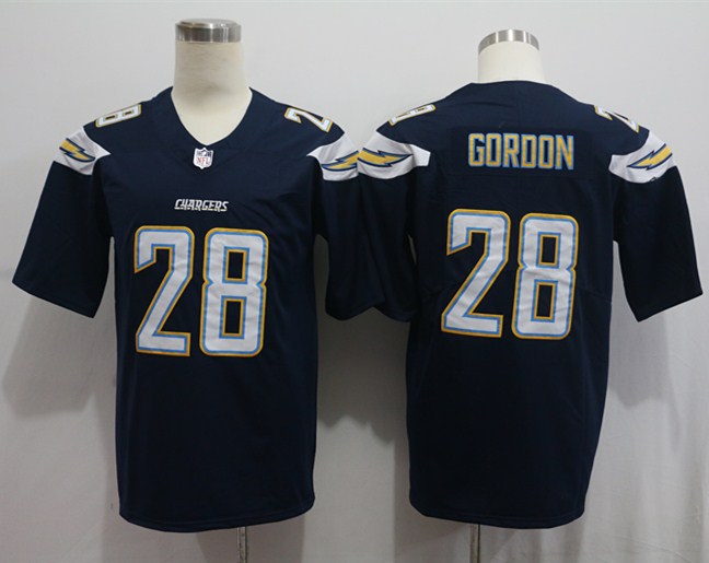 Men's Los Angeles Chargers Melvin Gordon III #28 Navy Jersey